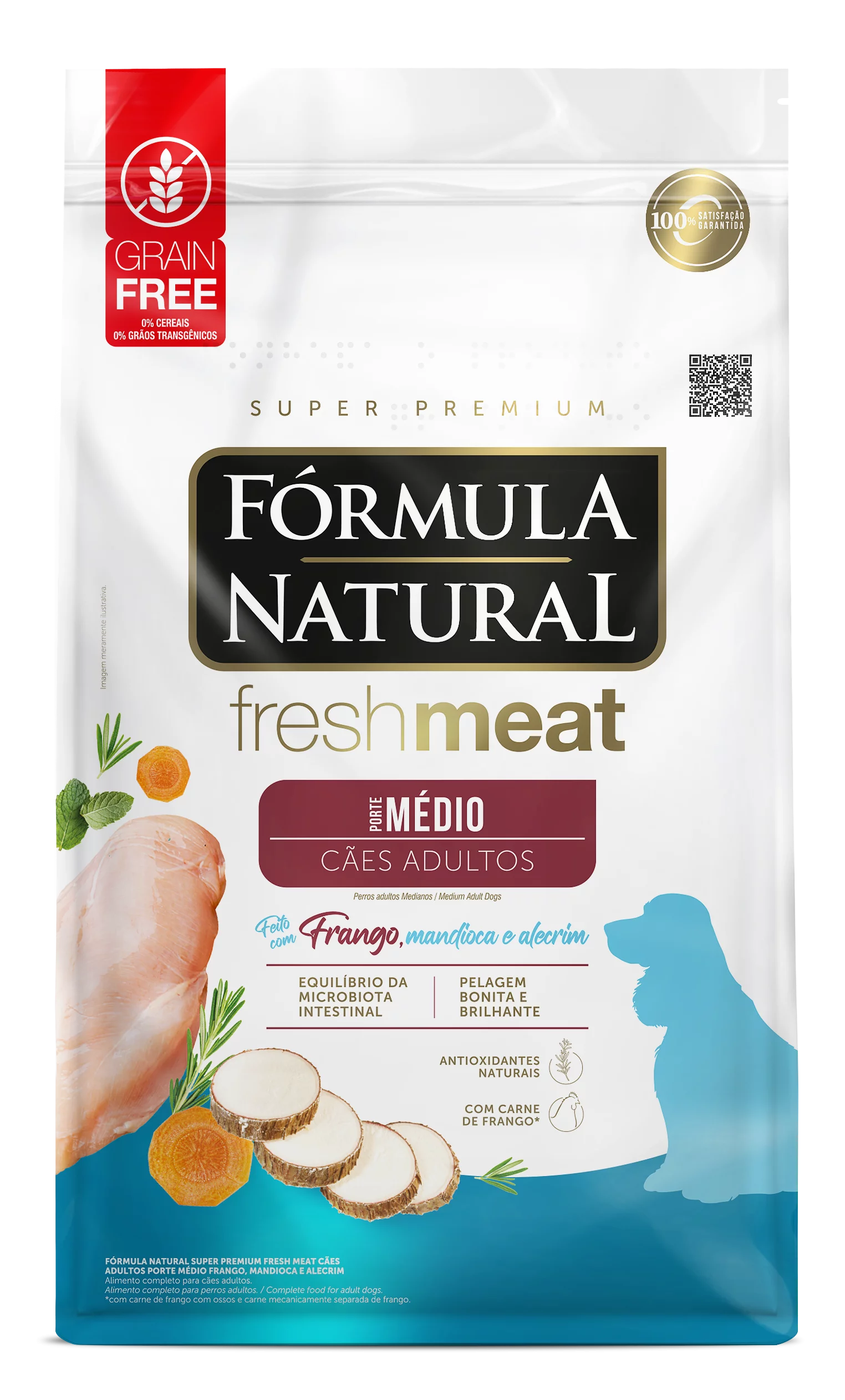 FN_FRESH_MEAT_CAES_ADULTOS_MEDIO_FRENTE.png FORMULA NATURAL FRESH MEAT ADULTO - RAZA MEDIANA - Imagen 1