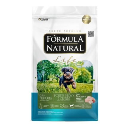 FORMULA NATURAL LIFE CACHORROS MEDIANOS Y GRANDES 15 Kg