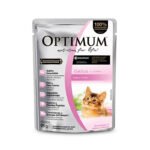 Salsa optimum 100g gato cachorro sabor pollo