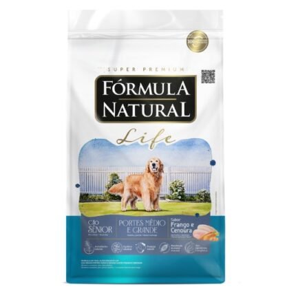 FORMULA NATURAL LIFE SENIOR RAZAS MEDIANAS Y GRANDES 15 Kg