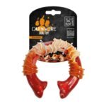 MPets Carnivore dog toy Hueso anillo rojo