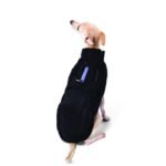 Campera impermeable MPets Gentle dog Winter jacket Negro y azul - Imagen 2
