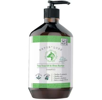 SHAMPOO NATUR'LUXE - Aceite de árbol de té y Manteca de karité - 500ml